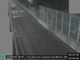 屯門公路近柴灣角熟食市場 - 西行