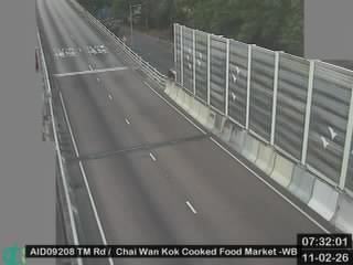 屯門公路近柴灣角熟食市場 - 西行