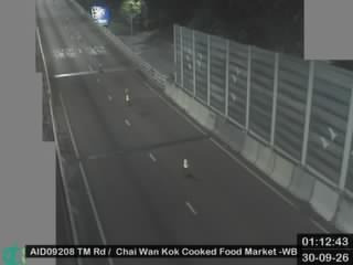 屯門公路近柴灣角熟食市場 - 西行
