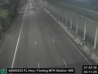 粉嶺公路近港鐵粉嶺站 - 西行