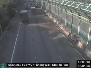 粉嶺公路近港鐵粉嶺站 - 西行