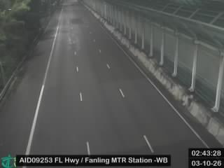 粉嶺公路近港鐵粉嶺站 - 西行