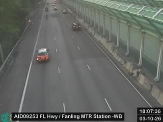 粉嶺公路近港鐵粉嶺站 - 西行