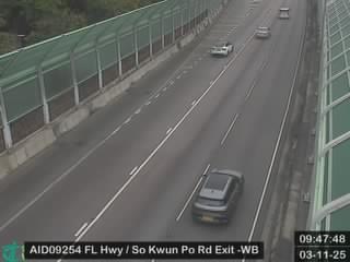 粉嶺公路近掃管埔路出口 - 西行