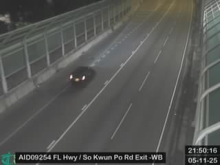 粉嶺公路近掃管埔路出口 - 西行