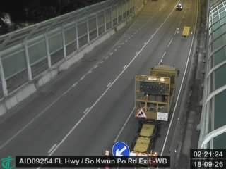 粉嶺公路近掃管埔路出口 - 西行