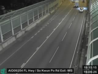 粉嶺公路近掃管埔路出口 - 西行