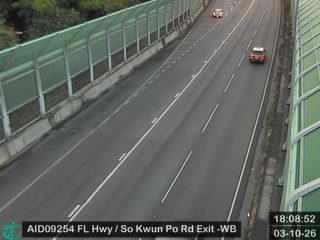 粉嶺公路近掃管埔路出口 - 西行