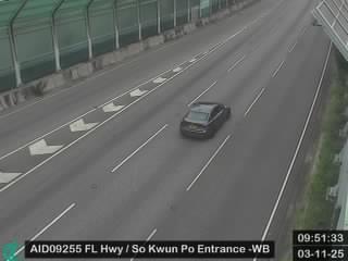 粉嶺公路近掃管埔路入口 - 西行