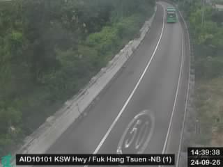 港深西部公路近福亨村 - 北行 (1)