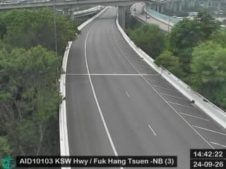 港深西部公路近福亨村 - 北行 (3)