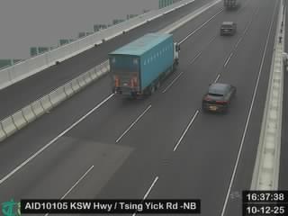 港深西部公路近青亦路 - 北行