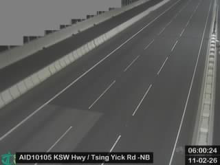 港深西部公路近青亦路 - 北行