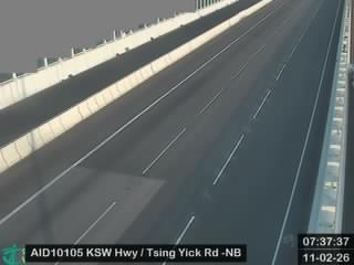 港深西部公路近青亦路 - 北行