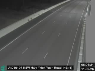 港深西部公路近亦園路 - 北行 (1)