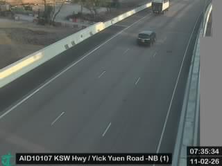 港深西部公路近亦園路 - 北行 (1)