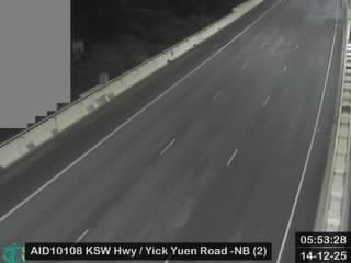 港深西部公路近亦園路 - 北行 (2)