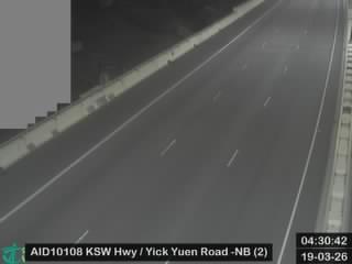 港深西部公路近亦園路 - 北行 (2)