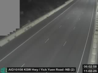 港深西部公路近亦園路 - 北行 (2)