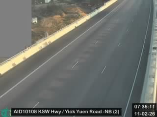 港深西部公路近亦園路 - 北行 (2)