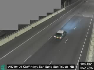 港深西部公路近新生新村 - 北行