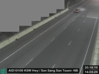 港深西部公路近新生新村 - 北行