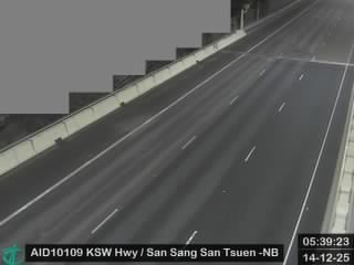 港深西部公路近新生新村 - 北行