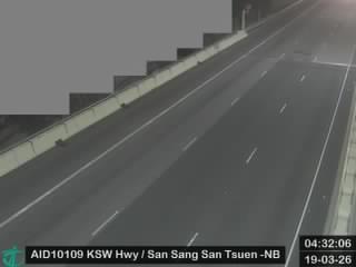 港深西部公路近新生新村 - 北行