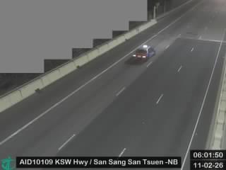 港深西部公路近新生新村 - 北行