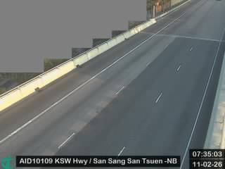 港深西部公路近新生新村 - 北行