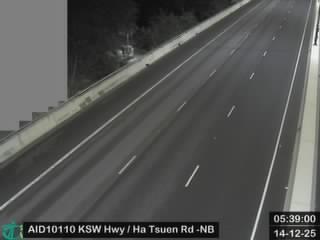 港深西部公路近廈村路 - 北行