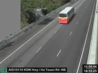 港深西部公路近廈村路 - 北行