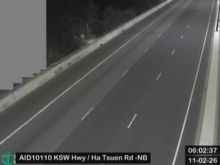 港深西部公路近廈村路 - 北行