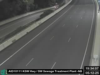 港深西部公路近新圍污水處理廠 - 北行