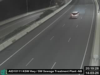 港深西部公路近新圍污水處理廠 - 北行