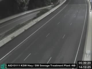 港深西部公路近新圍污水處理廠 - 北行