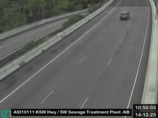 港深西部公路近新圍污水處理廠 - 北行