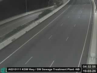 港深西部公路近新圍污水處理廠 - 北行