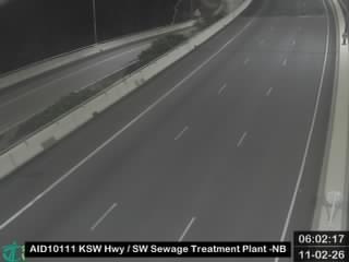 港深西部公路近新圍污水處理廠 - 北行