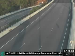 港深西部公路近新圍污水處理廠 - 北行