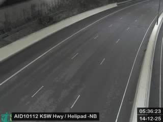 港深西部公路近直升機停機坪 - 北行