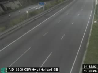 港深西部公路近直升機停機坪 - 南行