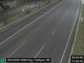 港深西部公路近直升機停機坪 - 南行