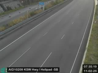 港深西部公路近直升機停機坪 - 南行