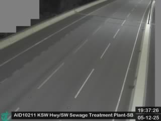 港深西部公路近新圍污水處理廠 - 南行