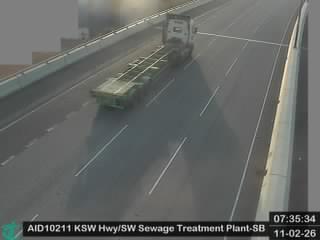 港深西部公路近新圍污水處理廠 - 南行