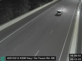 港深西部公路近廈村路 - 南行