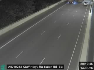 港深西部公路近廈村路 - 南行