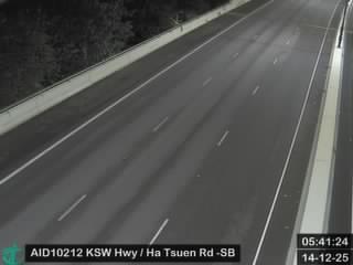 港深西部公路近廈村路 - 南行