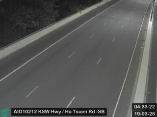 港深西部公路近廈村路 - 南行